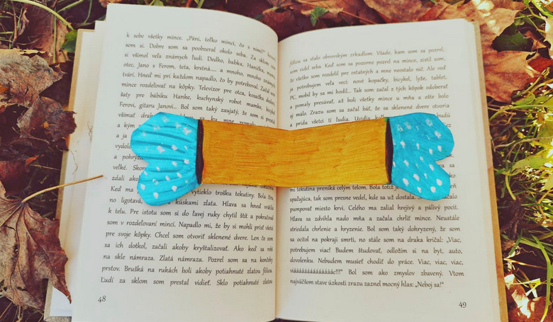 Motýlia záložka, ktorá priletí do vašej knihy Motýlia záložka, ktorá priletí do vašej knihy