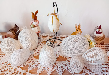 H��kovan� vaj��ka si Be�ta Le�kov� rada vystav� v ob�va�ke. Ke� ju pochyt� h��kovanie, nevie presta�. Sn�mka: Mari�n �pacai