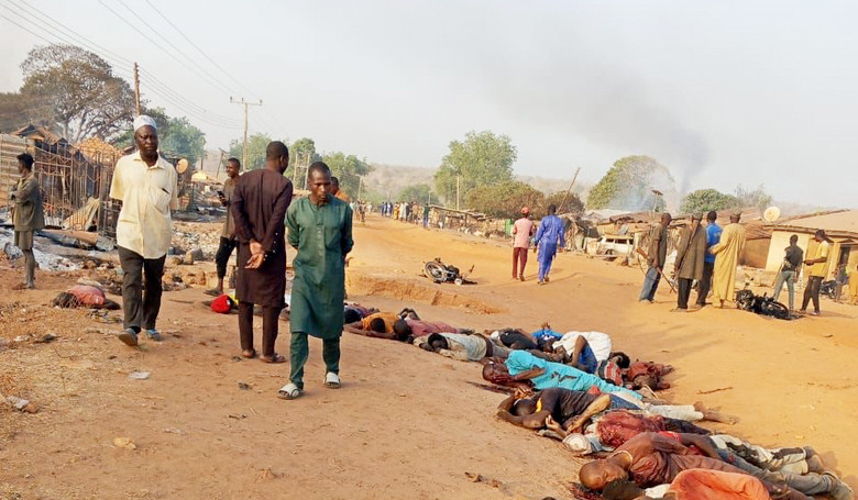 Nig�riou otriasaj� krvav� �toky