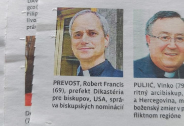 Nov ppe si zvolil meno Lev XIV. Reprofoto KN