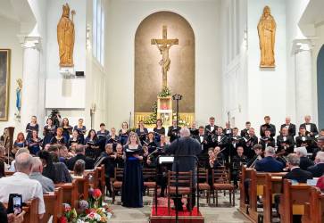 Koncert v priestoroch Kostola sv. Cyrila a sv. Metoda. Snmka: Igor Vlek