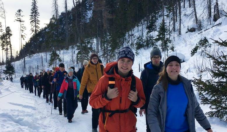 Odhodlan vstup na Zamkovskho chatu