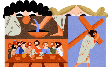 Oli a Dori spozn�vaj� ve�kono�n� liturgiu