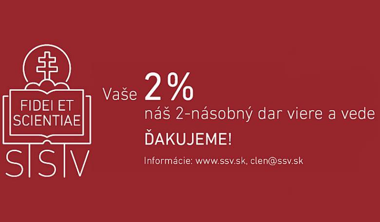 DARUJTE SSV 2 ALEBO 3 % SVOJICH DAN