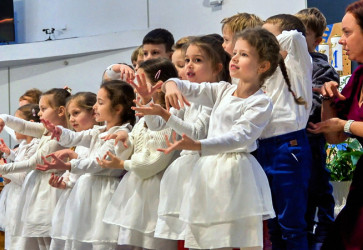 Matersk� �kola sv�t�ho Vincenta de Paul v Bratislave osl�vila 11. febru�ra p�tn�ste v�ro�ie svojho zalo�enia. Sn�mka: Michal Hirko